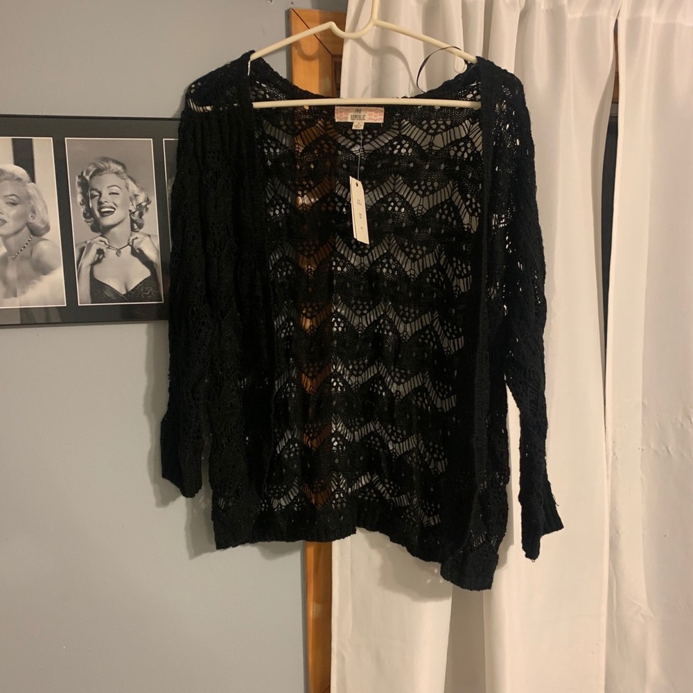NWT Black Cardigan Sweater